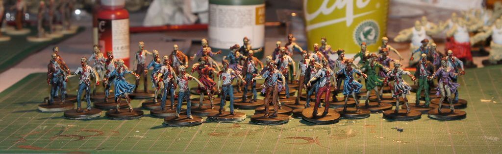 zombiecide zombies painted